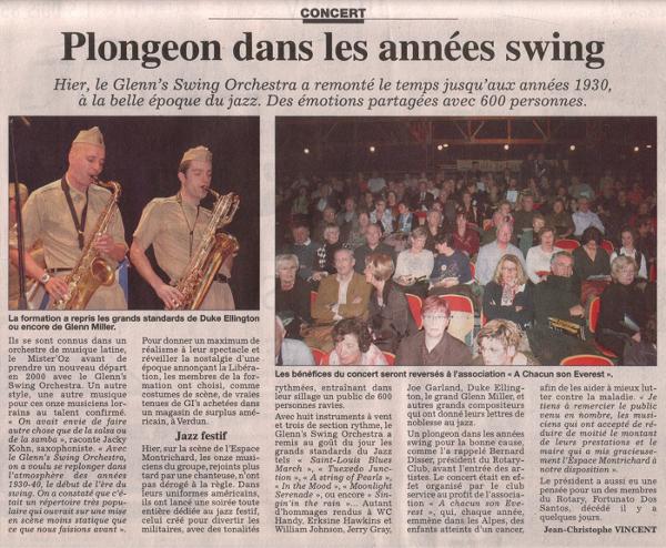 plongeon dans les années swing