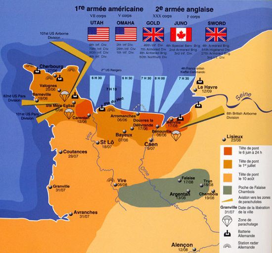 debarquement normandie 6 juin 1944