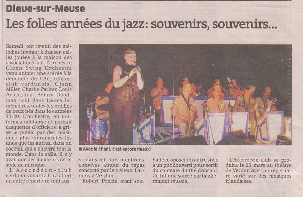 Dieue sur Meuse Concert jazz Mars 2012