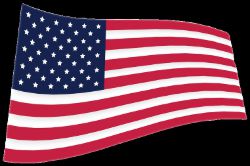 drapeau américain volant