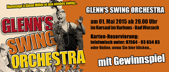 Affiche annoncant le concert en Allemagne Bad Wurzach infos et reservations
