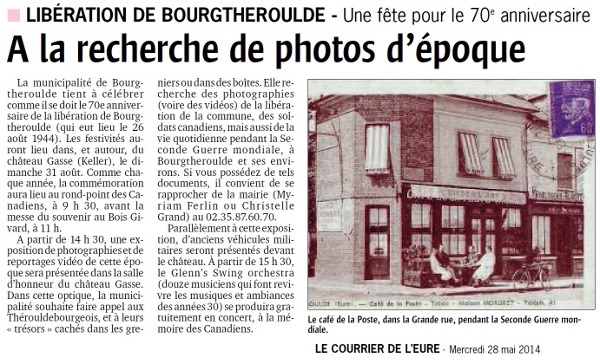 Liberation de Bourgtheroulde Infreville