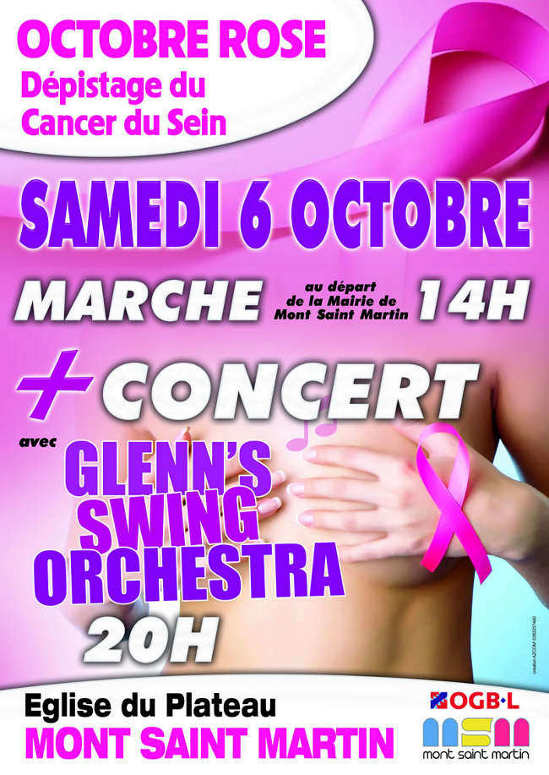 Concert Octobre Rose Affiche d'annonce