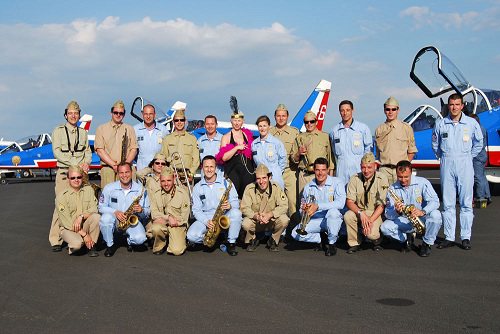 patrouille de france et Glenn's Swing Orchestra