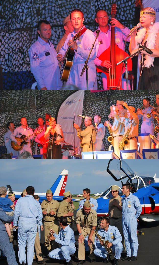 Rencontre et musique avec la patrouille de France