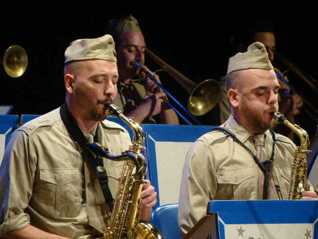 saxophones spieler